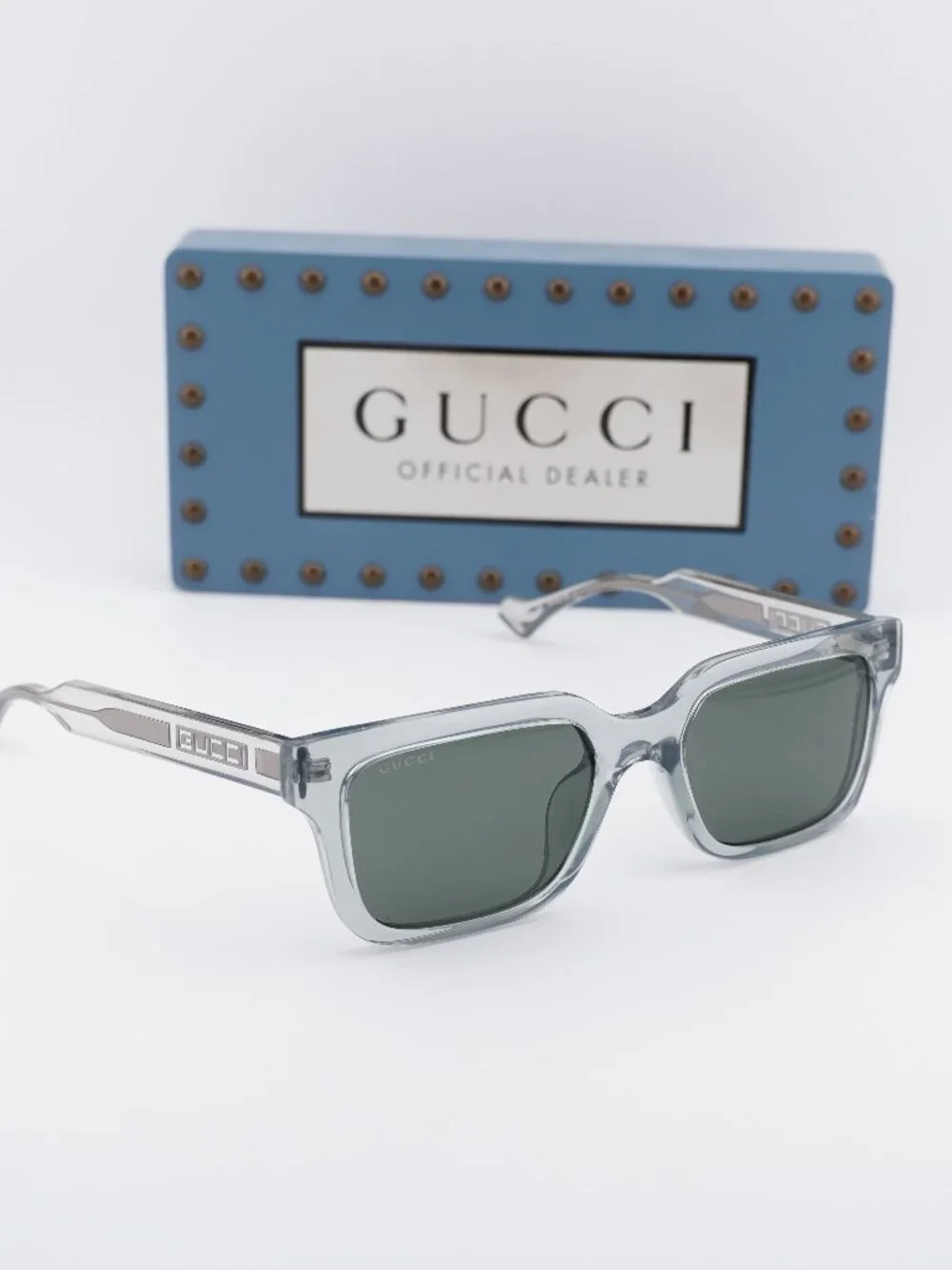 Gucci GG1732SK 004 Square Sunglasses - Grey / Grey